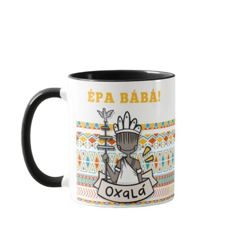 Caneca Presente Personalizado para Dia de Oxalá - Épa Bábá