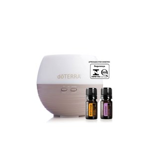 Difusor Petal + Óleo Essencial Laranja-selvagem e Lavanda