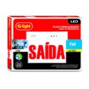 Ver imagem 2 de Placa Sinalizadora Saída de Emergência 1W G-Light