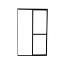 Ver imagem 2 de Porta Sacada 2 Folhas Móveis Aluminio Preto C/ Trinco 2,10x1,20