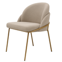 Ver imagem 4 de Cadeira Poltrona Decorativa Nuvem Premium Orgânico:bouclé Bege