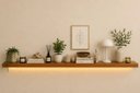 Ver imagem 1 de Prateleira MDF 30mm LED 220x20 Suporte Invisivel Italian Noce 3000k Bivolt