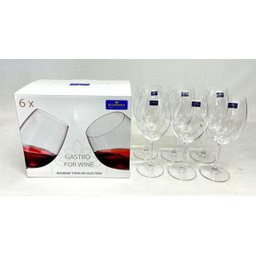 Conj 6 Taças Cristal Gastro For Wine Titanium Vinho Tto 580ml - 2