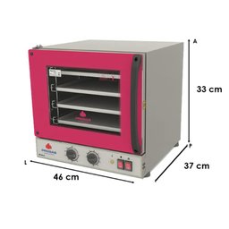 Forno Turbo Elétrico Vermelho Prp004 Prógas - 5