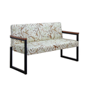 Ver imagem 1 de Poltrona 2 Lugares Aço Tecido WalterBlock Niteroi Floral