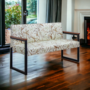 Ver imagem 2 de Poltrona 2 Lugares Aço Tecido WalterBlock Niteroi Floral