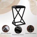 Ver imagem 4 de Banqueta Banco 50 cm Balcão Moderno Cozinha Bancada Couro Sintético