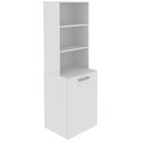 Ver imagem 6 de Armario Escrivaninha Multiuso Retratil 5 Nicho Me4171 Branco Tecno Mobili