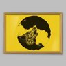 Quadro Animal Lobo Luar - 45x30cm - Moldura Caixa Madeira - 1