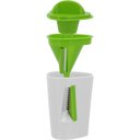 Ver imagem 3 de SPEED ESPREM/FATIADOR 18x9x9cm 450ml POLIPROPILENO VERDE 6PÇ COM ACESSÓRIOS