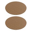 Ver imagem 1 de Kit com 02 Tampos de Mesa Redondo 110cm de 15mm Rimo - Freijó