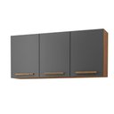 Ver imagem 1 de Armario Aereo Pop 120 Cm com 3 Portas Freijo/chumbo
