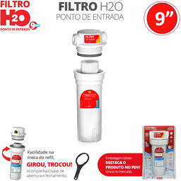 Filtro H2o para Ponto de Entrada Melt Blown Tamanho 9.3/4'' Durín - 2