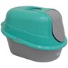 Sanitário para Gatos Fechado com Bandeja e Porta Cat Toalete Verde Furacão Pet 01423 - 2