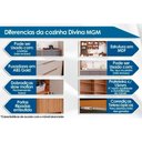 Ver imagem 2 de Paneleiro de Cozinha Esplêndida 2 Portas 37cm Freijo/off White - Mgm