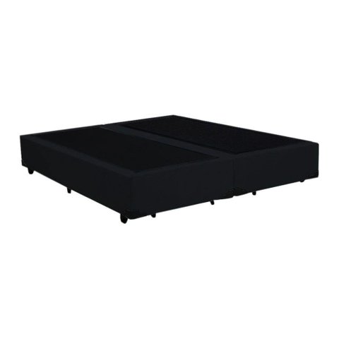 Base Box Lobbox King 1,93 X 2,03 X 0,28 Suede Preto