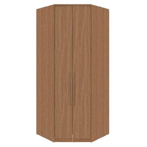Guarda Roupa Modulado 2 Portas 2 Gavetas Canto Closet 234cm Setiba Plus Carvalho/carvalho