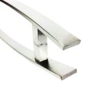Ver imagem 2 de Puxador Portas Duplo Aço Inox Escovado Lugui 80 cm para portas: pivotantes/madeira/vidro temperado