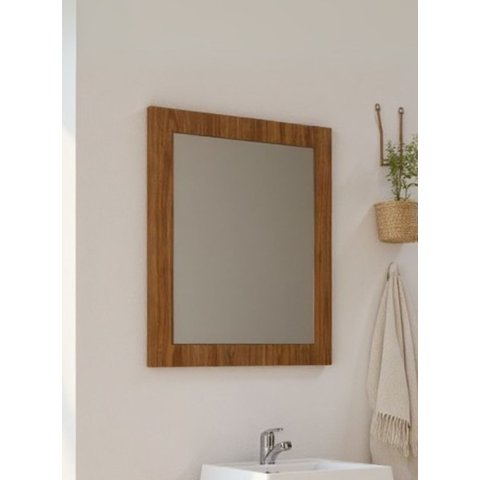 Espelho para Banheiro 50cm MDF Freijo Moscou - On Móveis
