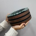 Ver imagem 2 de Painel Ripado Laminado de Eva Autocolante Flexível Rolo 10mt Corten com Textura Amadeirado