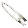 Puxador Portas Duplo Aço Inox Escovado Lugui 1,5 m para portas: pivotantes/madeira/vidro temperado - 1