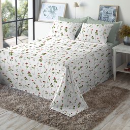 Jogo de Cama Queen Size 180 Fios Fiori - Amélia (7815) - 2