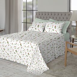 Jogo de Cama Queen Size 180 Fios Fiori - Amélia (7815) - 4