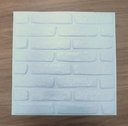 Ver imagem 5 de Kit 15 Placas Decorativas 3 D Tijolinho Branco 50x50 Cm Tijolinho