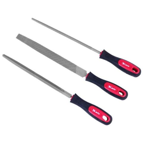 Jogo De Lima Bastarda 8 Pol. Com Cabo 3 Peças Mtx