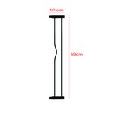 Ver imagem 2 de Extensor Prolongador de 10x59 Cm para Portão Grade Pet Altura 69 Preto C