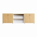 Ver imagem 3 de Armário para Escritório F5 4 Portas 2 Prateleiras MDP 240cm F5 Office