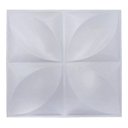 Ver imagem 3 de Kit 25 Placas Decorativas 3 D Pétalas Branco 50x50 Cm Pétalas