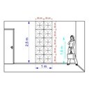 Ver imagem 5 de Kit 25 Placas Decorativas 3 D Pétalas Branco 50x50 Cm Pétalas