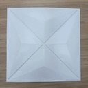Ver imagem 6 de Kit 25 Placas Decorativas 3 D Pétalas Branco 50x50 Cm Pétalas