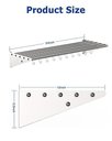 Ver imagem 2 de Takywep Suporte de Parede Inox 61cm com Ganchos para Panelas