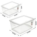 Ver imagem 3 de Kit 4 Caixas Organizadora Ordene 7,5 15, 30 e 60 Lt C/ Tampa