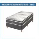 Ver imagem 2 de Colchao Solteiro Mola Polar Safira Ensacada Cinza 88x188x24