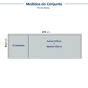 Ver imagem 6 de Cozinha Modulada 3 Peças com Tampo com Cristaleira Marselha CabeCasa MadeiraOriginals