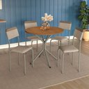 Ver imagem 1 de Mesa de Jantar 4 Lugares Jordana Nikel - Kappesberg