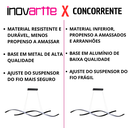 Ver imagem 2 de Luminária Pendente Lustre Led 3 em 1 Dna Preto Moderno Luxuoso Bivolt Inl120