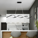 Ver imagem 5 de Luminária Pendente Lustre Led 3 em 1 Dna Preto Moderno Luxuoso Bivolt Inl120