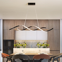 Ver imagem 4 de Luminária Pendente Lustre Led 3 em 1 Dna Preto Moderno Luxuoso Bivolt Inl120