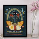 Ver imagem 1 de Quadro Trust Your Intuition 45x34cm:Madeira preta