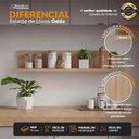 Ver imagem 5 de Prateleira Decorativa de Parede Odda MDP 100cm Bege Mercado Das Prateleiras