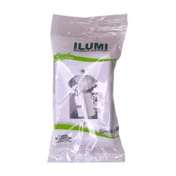 Kit 2 Interruptor Simples + Paralelo 6a com Tomada 250v 2p+t 10a Ilumi Cor:branco - 4