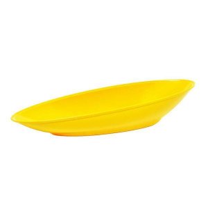 Saladeira Oval VEM 60Cm Tropical Polipropileno Amarela