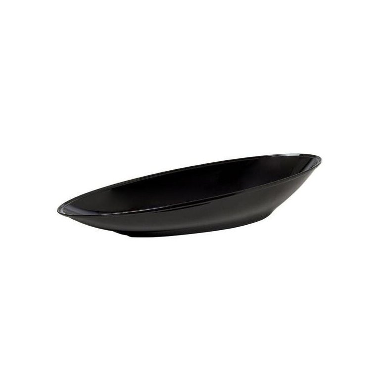 Saladeira Oval VEM 60Cm Tropical Polipropileno Preta