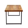 Mesa Industrial Bernardo Madeira Maciça com Ferragem Preta 1,50m - 3