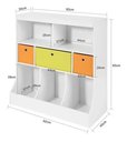 Ver imagem 3 de Organizador Infantil Juan 100% Mdf (quarto Brinquedos)