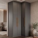 Ver imagem 2 de Guarda Roupas Modulado de Canto Madrid com 3 Portas Maxel
